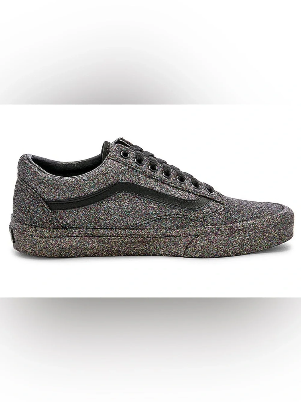 Vans: Old Skool Rainbow Glitter Skate Sneakers